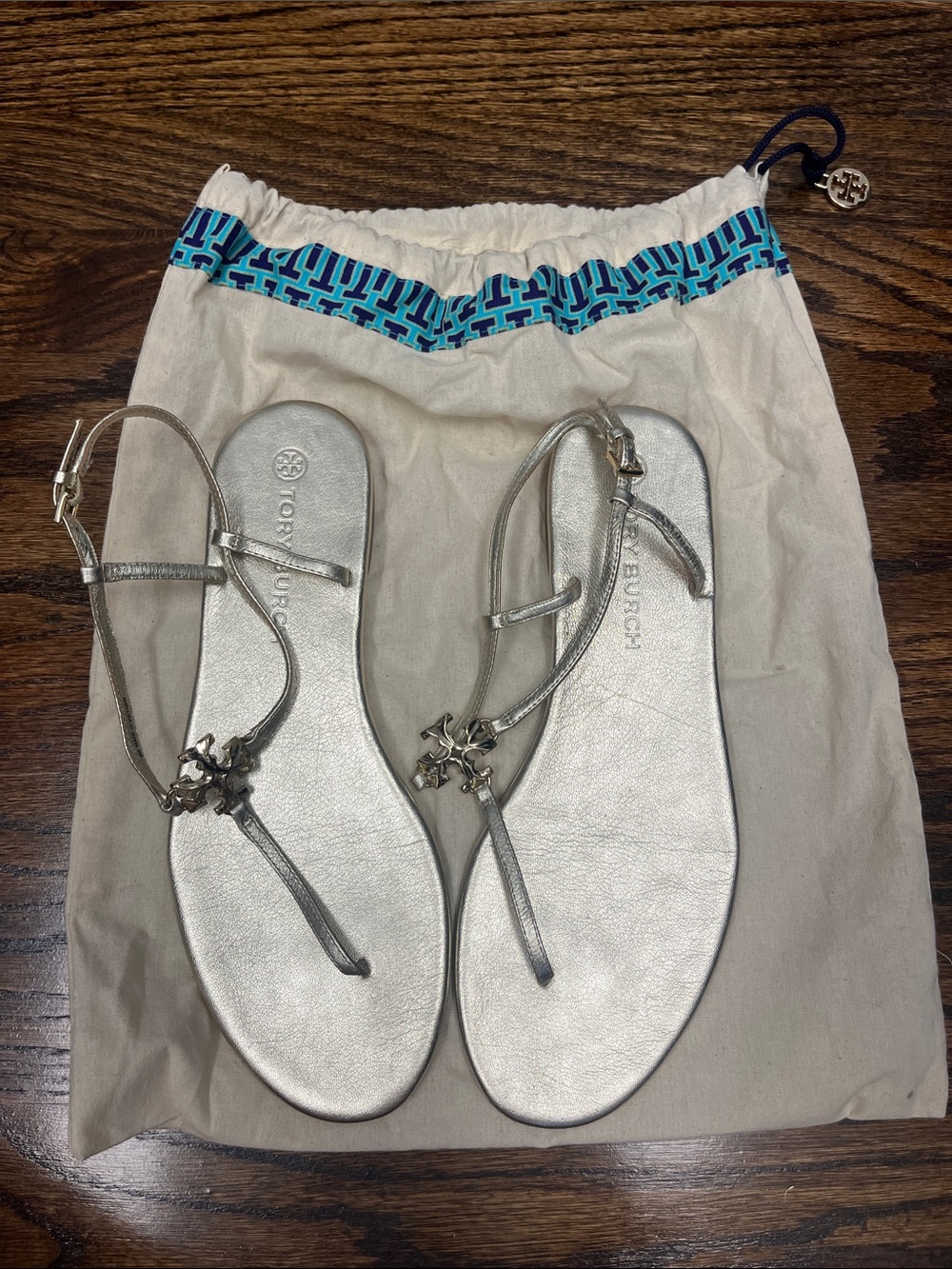 Tory Burch Gold Sandals
